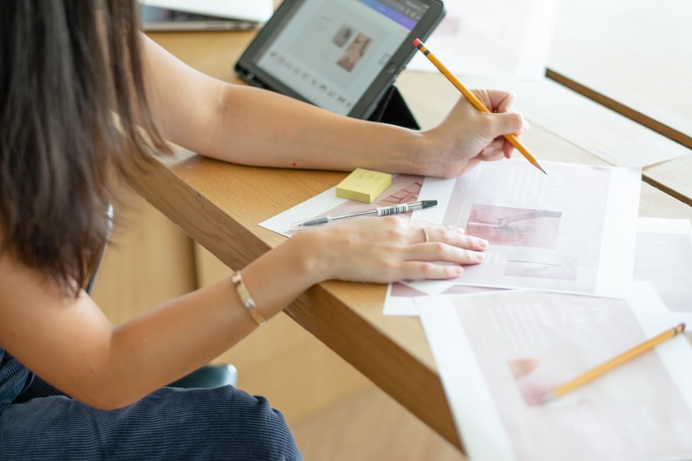 Woman Working in the Office